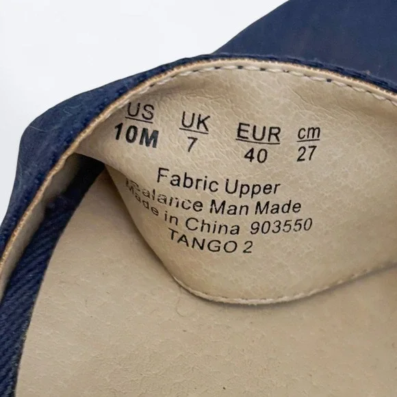 LifeStride Womens Tango 2 Navy Espadrille Ankle Strap Wedge Sandals Size 10M - Picture 11 of 11